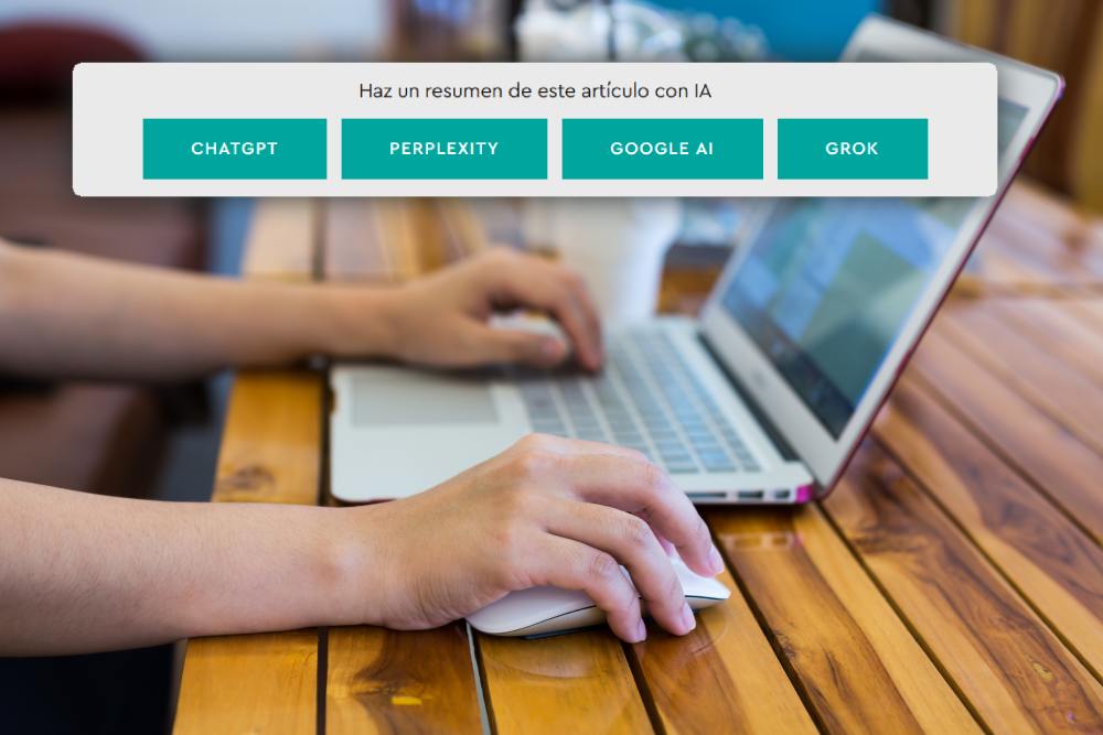 botones de resumen con ia